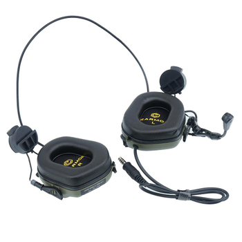 Активні навушники з комунікаційною гарнітурою Earmor M32H для шоломів.