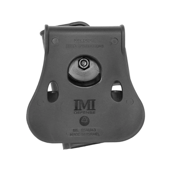 Жесткая полимерная поясная поворотная кобура IMI Defense для Glock 19/23/25/28/32 под правую руку.