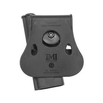 Тверда полімерна поясна поворотна кобура IMI Defense для Sig P226/P226 Tacops під праву руку.