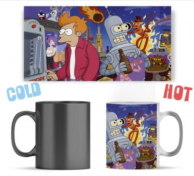 Чашка Хамелеон Футурама (Futurama) ABC