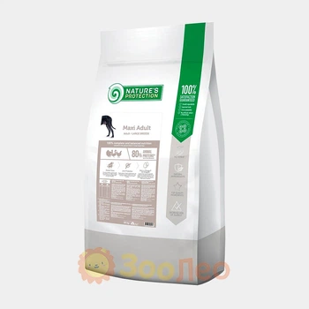 Сухой корм Nature's Protection Maxi Adult Large Breeds для взрослых собак больших пород, с курицей, 18 кг
