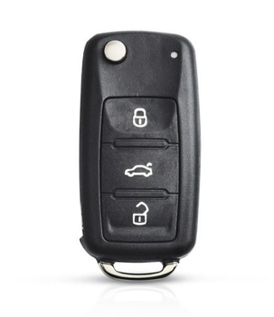 Корпус для выкидного ключа VOLKSWAGEN, 3 кнопки, лезвие HU66 (5K0837202AD)