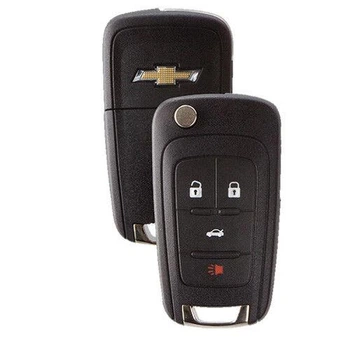 Корпус викидного ключа для CHEVROLET, 3+1 кнопки, лезо HU100 AragamiKey