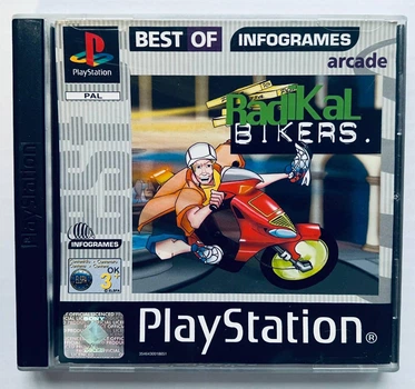 Radikal Bikers Best of Infogrames Arcade, Б/У, английская версия - диск для PlayStation 1
