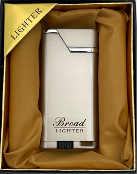 Газова запальничка Silver Broad Lighter