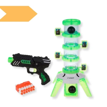 Тир башня XPRO "Dark Wars" B3240G (24) для детей зеленый/прозрачный (MER-14980_268)