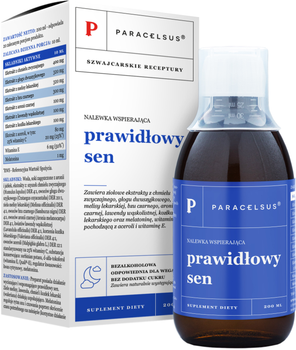 Nalewka Aura Herbals Paracelsus Prawidłowy sen 200 ml (5902768597233)