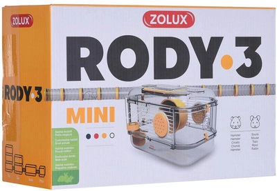 Клітка модульна для гризунів ZOLUX Rody 3 Mini Жовта 33x21x18 см (DLZZOUKLA0022) (3336022060126)