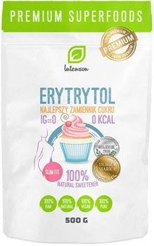 Натуральний цукрозамінник Intenson Erytrytol 500 г (5903240278343)
