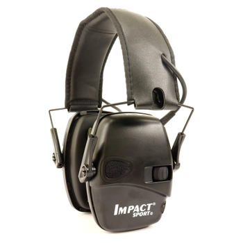 Навушники активні, стрілецькі, шумоподавлюючі, захисні, Howard Leight Impact Sport чорні