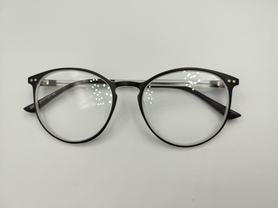 Круглі чорні окуляри для зору, готові окуляри, окуляри для читання , окуляри з діоптріями +1.0