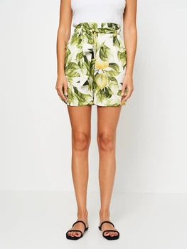 Шорты женские H&M 095596 32 Зеленые (SZ401010410009)