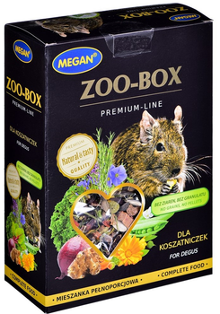 Корм для дегу Megan Zoobox Koszatniczka 420 g (5908241612042)