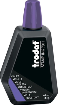 Штемпельная краска на водной основе Trodat 7011 60 мл Фиолетовая (7011/60 фіоле)