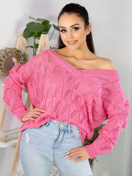 Пуловер жіночий Merribel Gloris L-XL Рожевий (5907621615536)