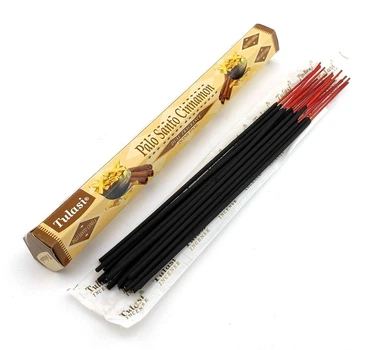 Благовония Palo Santo Cinnamon Tulasi 20шт/уп. Аромапалочки Пало Санто и Корица (34539)