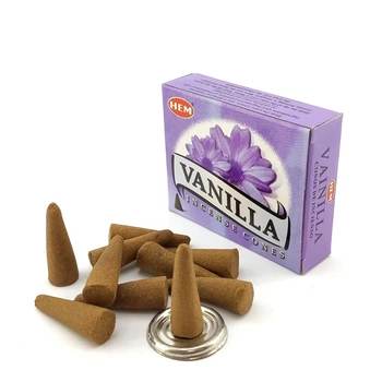 Благовоние Vanilla HEM 10шт/уп. Арома-конусы Ваниль (31194K)