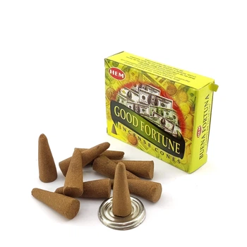 Благовоние Good Fortune HEM 10шт/уп. Арома-конусы Фортуна (31184K)