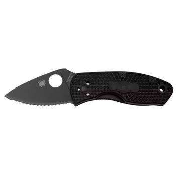 Ніж Spyderco Ambitious FRN Black Blade Serrator (C148SBBK)