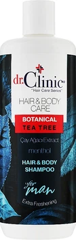 Мужской шампунь для волос и тела с экстрактом зеленого чая - Dr. Clinic Skin Care Botanical Tea Tree Hair&Body Shampoo 400ml (400ml) (964158-1225653-2)