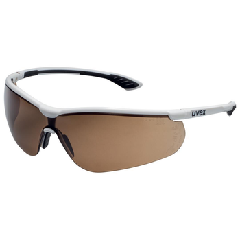 Защитные противоударные незапотевающие очки uvex Sportstyle линза CBR23 коричневая (9193223)