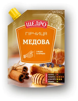 Гірчиця Щедро Медрова 120г