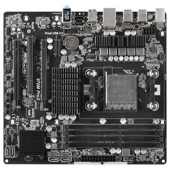 Материнська плата AsRock 970M Pro3 (970M Pro3) (sAM3+, AMD 970, Micro-ATX) Б/в