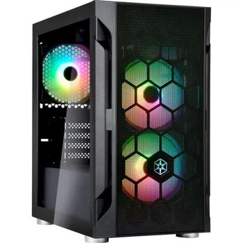 Корпус SilverStone FARA FAH1MB-PRO, без БЖ, 1xUSB3.0, 2xUSB2.0, 3x120mm ARGB fan, TG Side Panel, mAT (SST-FAH1MB-PRO) Без БП