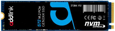 Накопичувач SSD AddLink M.2 NVMe S72 1Tb (ad1TBS72M2P) (FFMSAA00107)