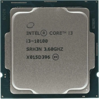 Процессор Intel Core i3 10100 (CM8070104291317) (Socket 1200, 8T, 4.3 ГГц, Tray) Б/у