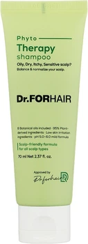 Мицеллярный шампунь для жирной кожи головы - Dr.FORHAIR Phyto Fresh Shampoo (миниатюра) 70ml (1088868-141531)