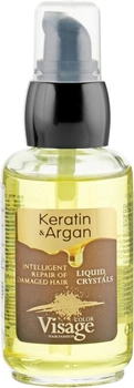 Жидкие кристаллы для волос с кератином и аргановым маслом - Visage Keratin & Argan Liquid Crystals 50ml (698327-70668)