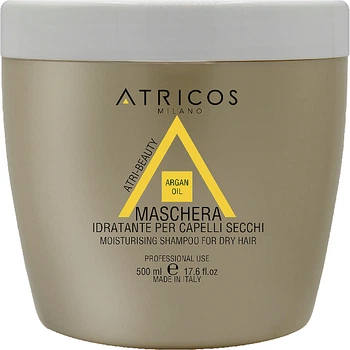 Увлажняющая маска для сухих волос с аргановым маслом - Atricos Argan Oil Moisturising Mask 200ml (1159335-176517)