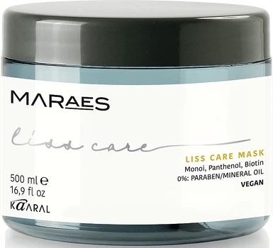 Маска для прямых волос с пантенолом и биотином - Kaaral Maraes Liss Care Mask 500ml (1112717-150158)