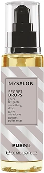 Жидкие кристаллы для волос с маслом семян льна - Puring MySalon Secret Drops 50ml (1223493-188901)