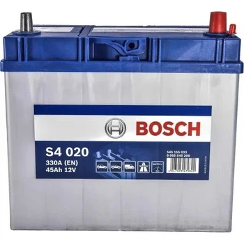Акумулятор 45Ah-12v BOSCH (S4020) (238x129x227),R,EN330,Азія тонкі клеми