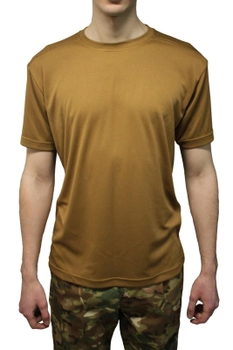 Термо футболка тактическая потоотводящая Ecoby, размер S, Койот