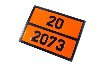 Табличка опасный груз ’20-2073’ (Жидкий амиак)
