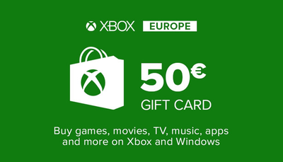 Xbox Gift Card 50€ (Euro area) - Europe
