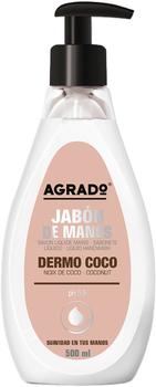 Mydło w płynie Agrado Dermo Kokos 500 ml (8433295041793)