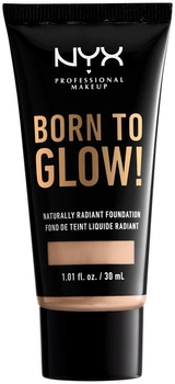Podkład NYX Professional Makeup Born to Glow z naturalnym promiennym wykończeniem 05 Light 30 ml (0800897190330)