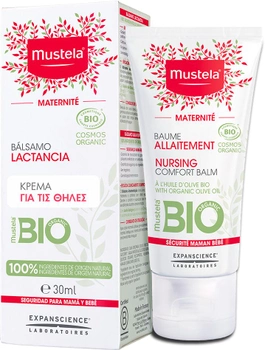Balsam do komfortowego karmienia Mustela Maternite Baume Allaitement Bio 30 ml (3504105034481)