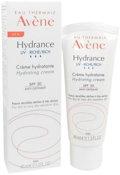 Krem do twarzy Avene Hydrance Optimal UV Rich z SPF 30 40 ml (3282770208795)