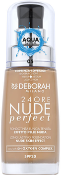 Тональна основа Deborah 24ORE Nude Perfect 04 30 мл (8009518364736)
