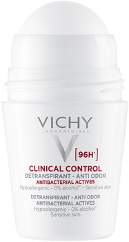 Antyperspirant w kulce Vichy Deo Clinical Control 96 godzin ochrony 50 ml (3337875804431)