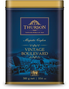 Thurson чай Pekoe Vintage Boulevard чорний розсипний цейлонський 300 г в жерстяній банці