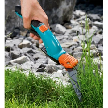Ножницы для травы Gardena Comfort поворотные с эргономичной ручкой и антипригарным покрытием зеленые