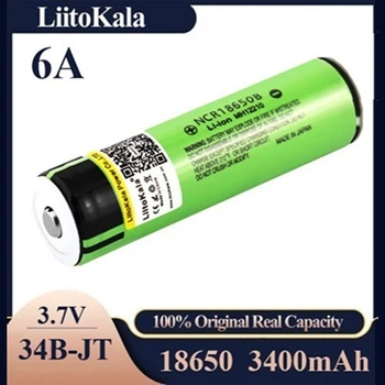 Акумулятор 18650, LiitoKala NCR 34B-JT, 3400mAh