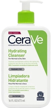 Oczyszczająca nawilżająca emulsja CeraVe dla normalnej i suchej skóry twarzy i ciała 473 ml (3337875597333)