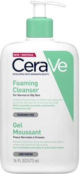 Інтенсивно очищувальний гель CeraVe  для нормальної і жирної шкіри обличчя та тіла 473 мл (3337875597357)